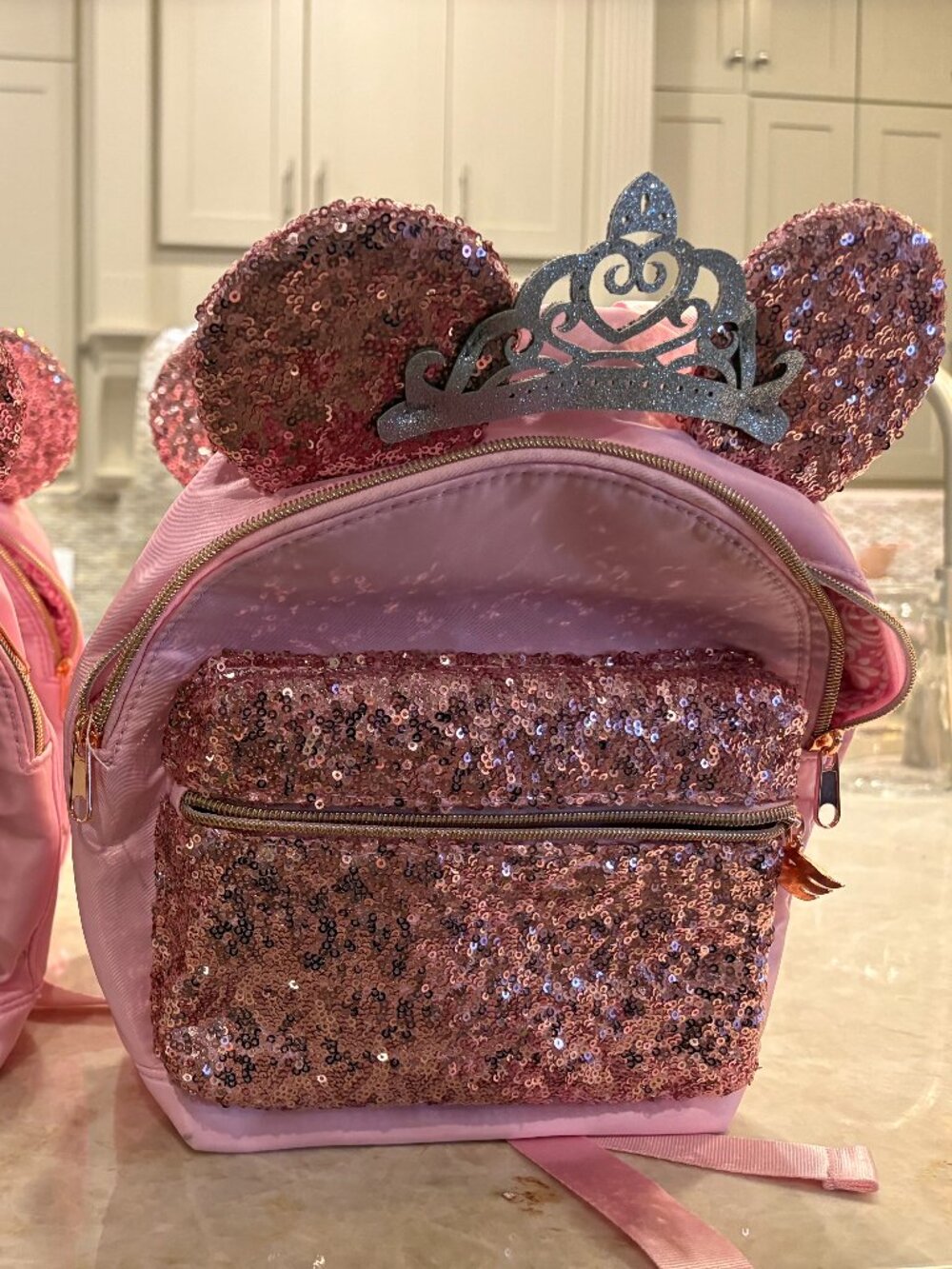 Disney Cruise Line Pink Sequin Backpack from Bibbidi Bobbidi Boutique